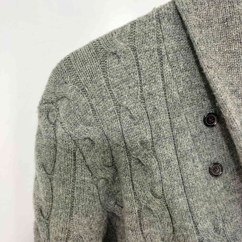ポロラルフローレン POLO RALPH LAUREN ショールカラー ケーブルニット ウール カーディガン メンズ import:S
