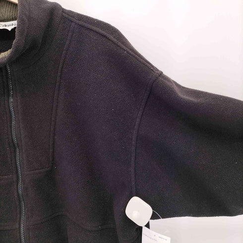 コロンビア Columbia 90s 台湾製 三角タグ ドローコード フルジップ スタンドネック フリースジャケット メンズ M
