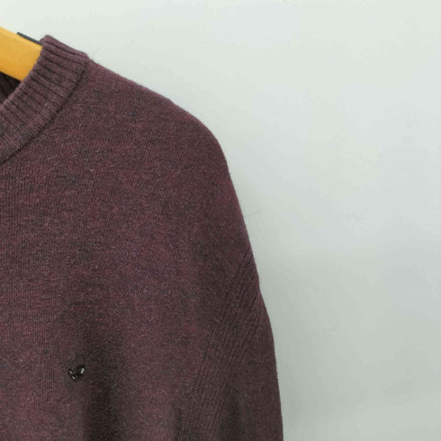 ディーゼル DIESEL サイドリブ切替 コットンナイロン ニット 胸ロゴ メンズ import:XL
