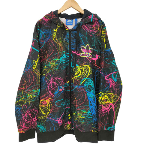 アディダスオリジナルス adidas Originals CNY HOODIE ロゴ 長袖 ジップアップパーカー メンズ 2XO