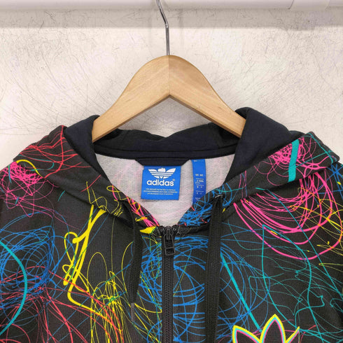 アディダスオリジナルス adidas Originals CNY HOODIE ロゴ 長袖 ジップアップパーカー メンズ 2XO