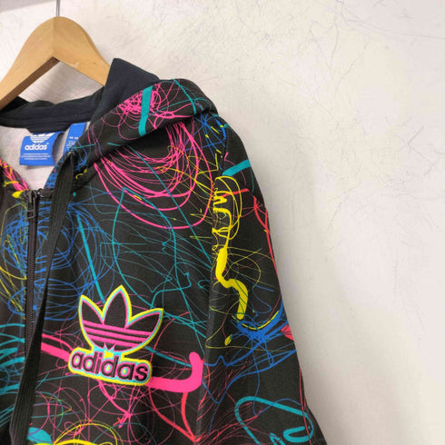 アディダスオリジナルス adidas Originals CNY HOODIE ロゴ 長袖 ジップアップパーカー メンズ 2XO