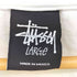 ステューシー Stussy ワンポイント ストックロゴ 刺繍 裾 プリント S/S クルーネック Tシャツ メンズ import:L