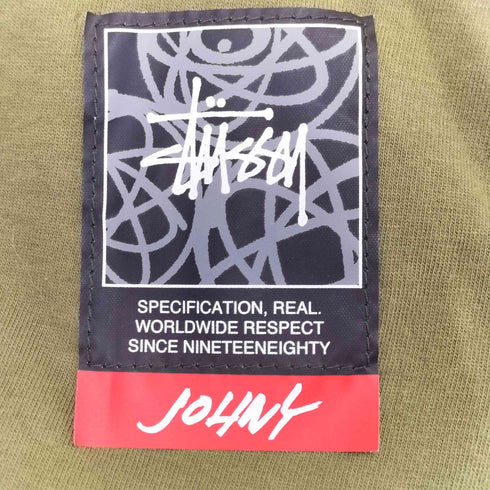 ステューシー Stussy ダブルフェイス リバーシブル ラグラン 総柄 クルーネック Tシャツ メンズ import:XL