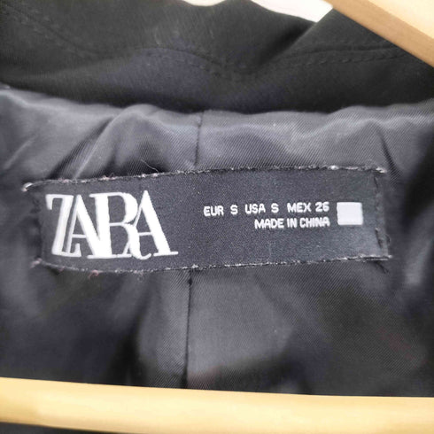 ザラ ZARA 金ボタン ダブルブレスト テーラード ジャケット レディース import:S