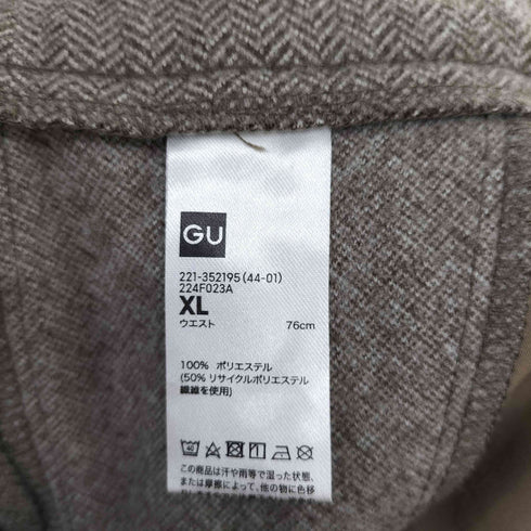 ジーユー GU ヘリンボーンタックワイドパンツ レディース JPN:XL