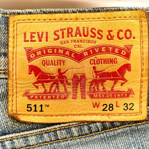 リーバイス Levis 511 ストレート ジップフライ デニム パンツ メンズ W28 L32