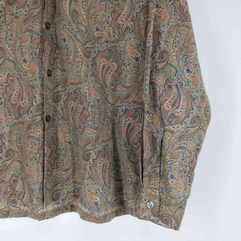 LILLY DACHE 60-70S 総柄 開襟シャツ メンズ import:M