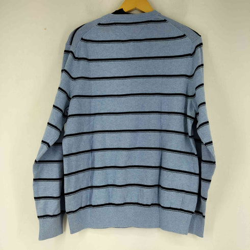 トミーヒルフィガー TOMMY HILFIGER ボーダー L/S Vネックセーター メンズ import:L