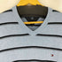 トミーヒルフィガー TOMMY HILFIGER ボーダー L/S Vネックセーター メンズ import:L