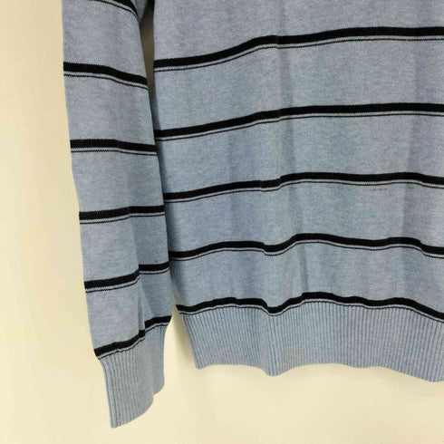 トミーヒルフィガー TOMMY HILFIGER ボーダー L/S Vネックセーター メンズ import:L