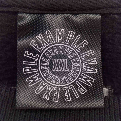 イグザンプル EXAMPLE ロゴ 刺繍 クルーネック スウェット メンズ JPN:XXL