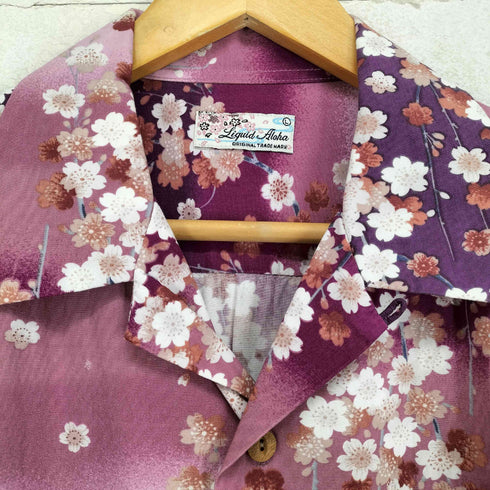 LIQUID ALOHA 和柄アロハシャツ メンズ JPN:L