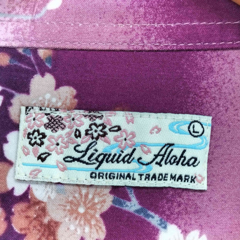 LIQUID ALOHA 和柄アロハシャツ メンズ JPN:L