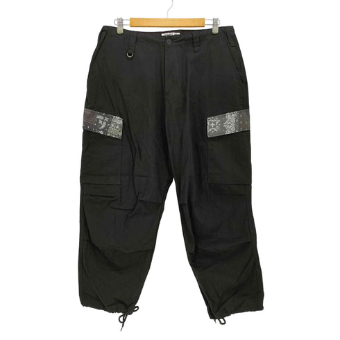 イグザンプル EXAMPLE E65 CARGO PANTS ペイズリー カーゴ パンツ メンズ JPN:L