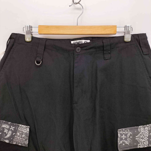 イグザンプル EXAMPLE E65 CARGO PANTS ペイズリー カーゴ パンツ メンズ JPN:L