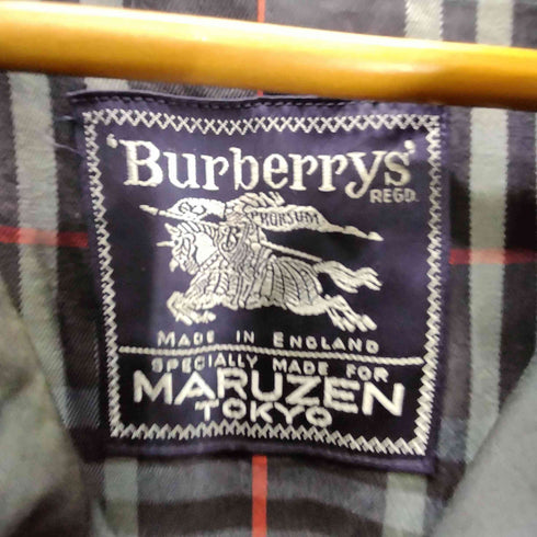 バーバリーズ BURBERRYS 80S 英国製 MARUZEN 丸善別注 裏地ノバチェックライナー バルマカーン ステンカラー コート メンズ