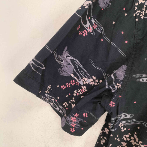 和柄ボタンシャツ メンズ JPN:L