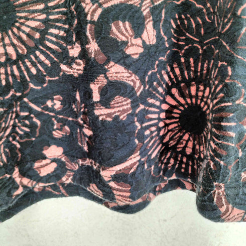カラクリダマシイ 絡繰魂 スキッパーネック 和柄Tシャツ メンズ JPN:L