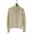 ギャップ Gap 00S OLD リブ編み ラグランスリーブ ジップアップ ドライバーズ ニット レディース import:M