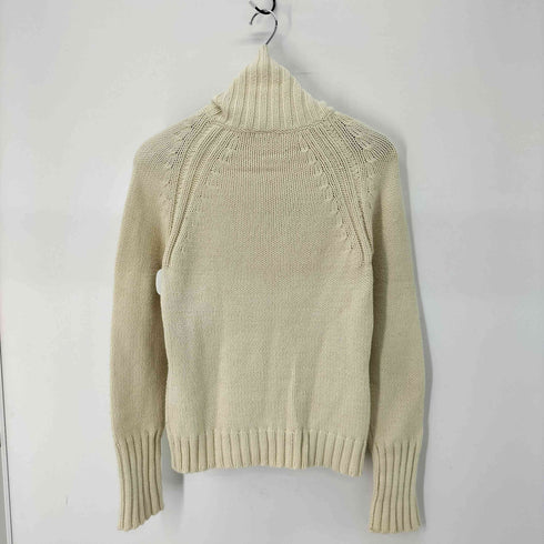 ギャップ Gap 00S OLD リブ編み ラグランスリーブ ジップアップ ドライバーズ ニット レディース import:M