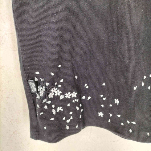 流儀圧搾 和柄 桜吹雪 タンクトップ メンズ JPN:L