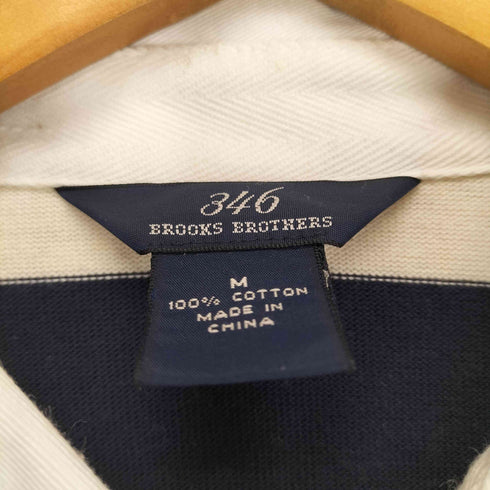 ブルックスブラザーズ 346 BROOKS BROTHERS ロゴ刺繍ラガーシャツ メンズ M