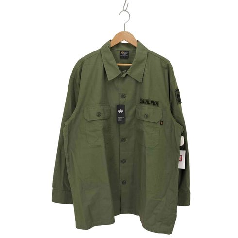 アルファインダストリーズ ALPHA INDUSTRIES ユーティリティシャツ メンズ 3L