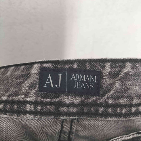 アルマーニジーンズ ARMANI JEANS j15 regular fit ロゴプレートテーパードデニムパンツ メンズ 28