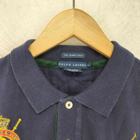 ラルフローレン RALPH LAUREN ロゴ刺繍 エンブレム ビッグポニー ポロシャツ メンズ import:L