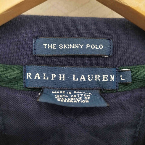 ラルフローレン RALPH LAUREN ロゴ刺繍 エンブレム ビッグポニー ポロシャツ メンズ import:L