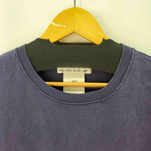 レミレリーフ REMI RELIEF ポケット Tシャツ ナス紺 メンズ JPN:M