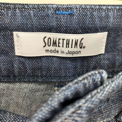 サムシング SOMETHING ワイドベーカーデニムパンツ ストレッチ レディース JPN:M