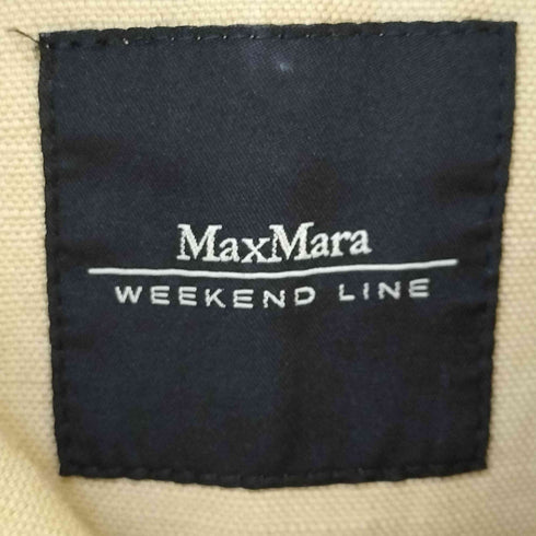 ウィークエンドマックスマーラ Weekend Max Mara イタリア製 麻 リネン混 コットン ジャケット レディース EUR:40