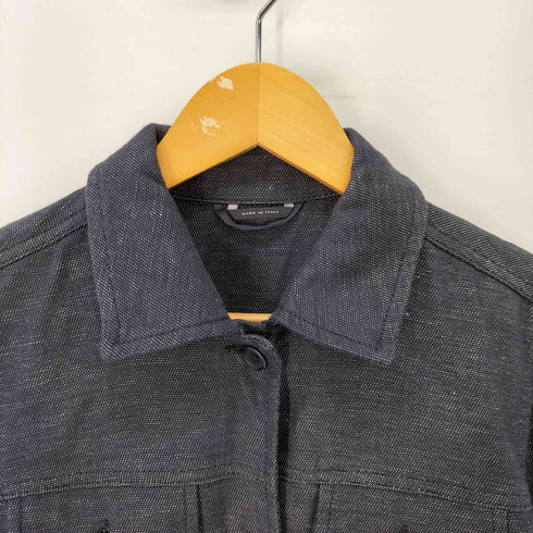 ウィークエンドマックスマーラ Weekend Max Mara イタリア製 麻 リネン混 コットン ジャケット インディゴ レディース EUR:40