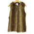 ザラ ZARA TRAFALUC フェイクファーベスト レディース import:S