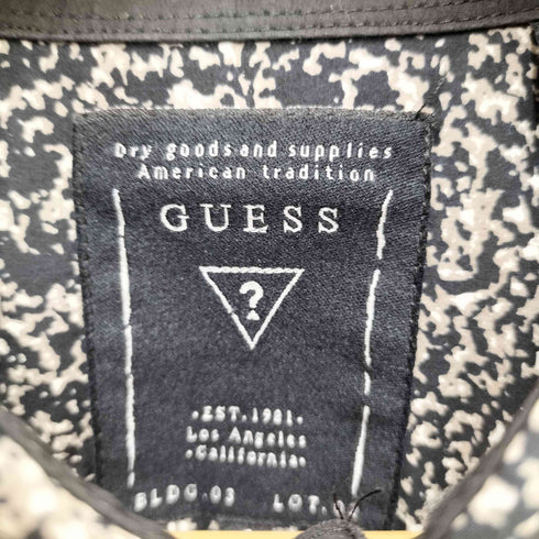 ゲス GUESS SLIM FIT 総柄シャツ メンズ import:S