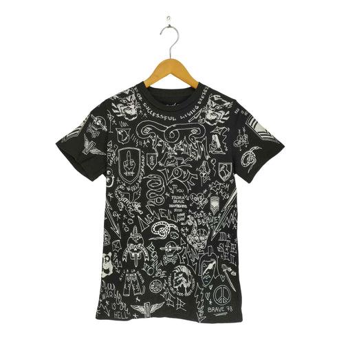 ディーゼル DIESEL 総柄クルーネックTシャツ メンズ import:S
