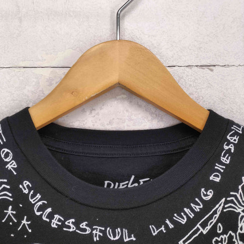 ディーゼル DIESEL 総柄クルーネックTシャツ メンズ import:S