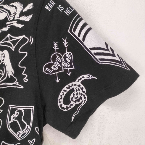 ディーゼル DIESEL 総柄クルーネックTシャツ メンズ import:S