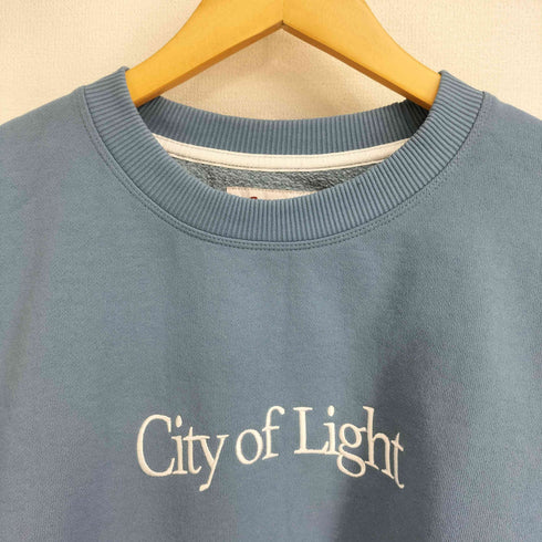 グローバルワーク GLOBAL WORK CITY OF LIGHT デザインクルーネックスウェット メンズ JPN:L