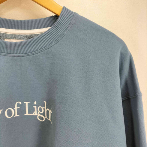 グローバルワーク GLOBAL WORK CITY OF LIGHT デザインクルーネックスウェット メンズ JPN:L