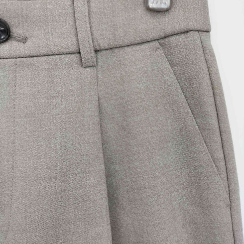 ユナイテッドアローズグリーンレーベルリラクシング UNITED ARROWS green label relaxing キチントボトムス サキソニー ワイド パンツ レディース JPN:38