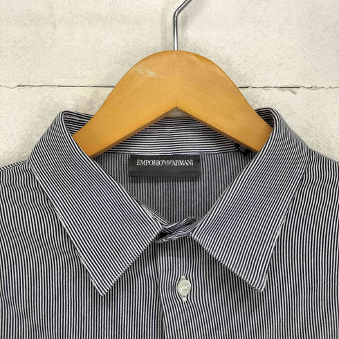エンポリオアルマーニ EMPORIO ARMANI ストライプボタンシャツ メンズ 39 15 1/2
