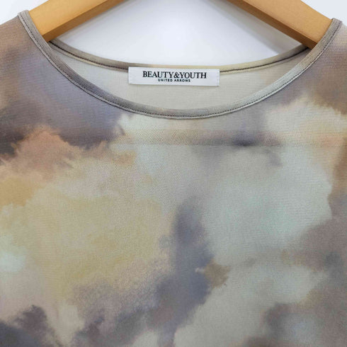 ビューティーアンドユースユナイテッドアローズ BEAUTY & YOUTH UNITED ARROWS アブストラクト シアー トップス レディース