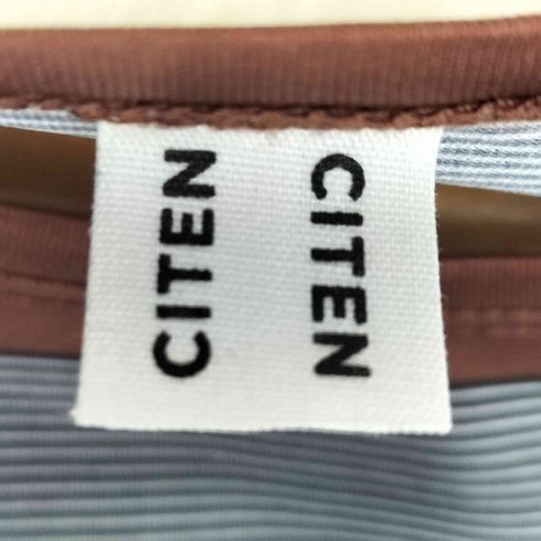 シテン CITEN シアボーダー コンパクト Tシャツ レディース FREE