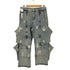 HIGHWAY-G フェイクレイヤードダメージデニムパンツ レディース JPN:XL