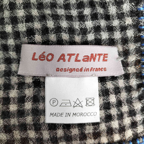 leo atlante 総柄切替布 パッチワーク ストール レディース