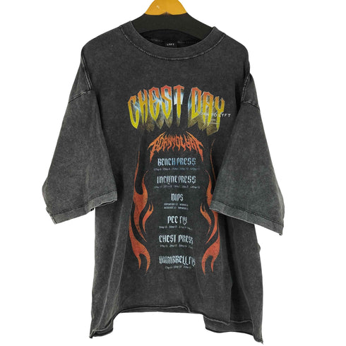 リフト LYFT Chest Day Vintage Extra Big T-Shirt メンズ import:XL