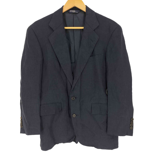 ポロバイラルフローレン Polo by RALPH LAUREN 90-00S 三角タグ リネン シングルブレスト 2B テーラード ジャケット メンズ C94-W84-T170